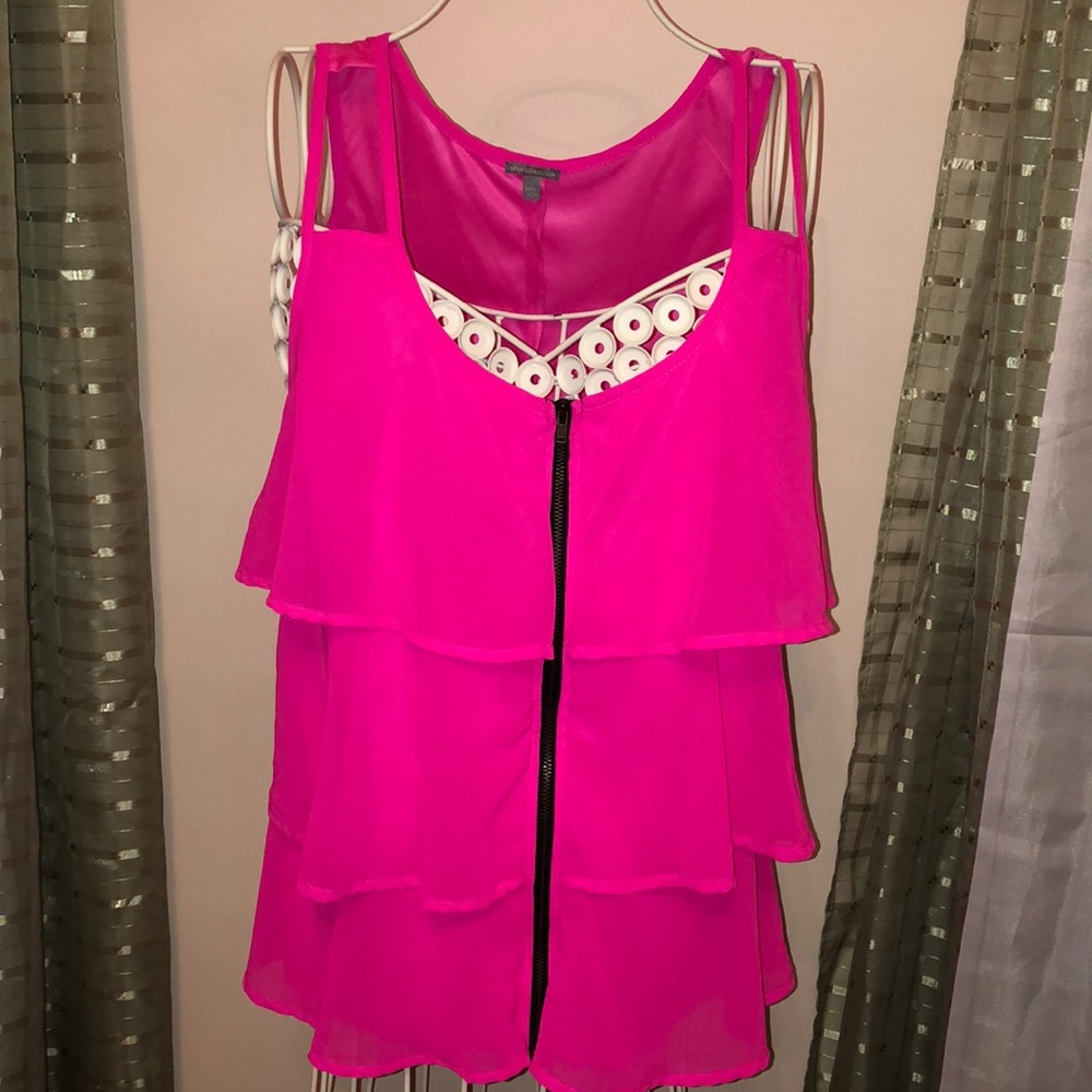 Night out bright pink shirt